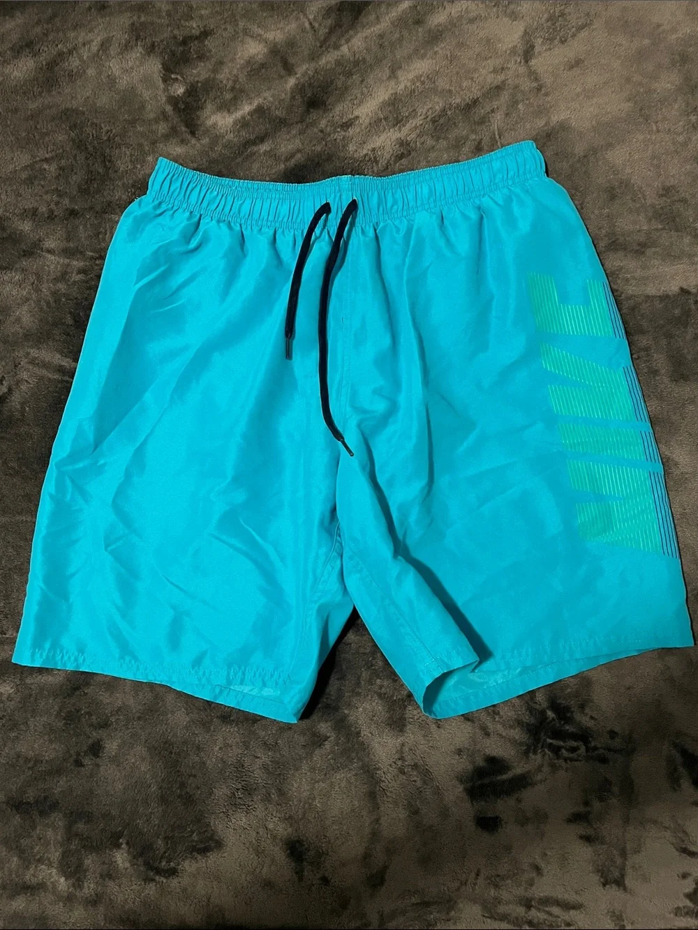 Nike Swim Volley Shorts Aqua Men XL drawstring